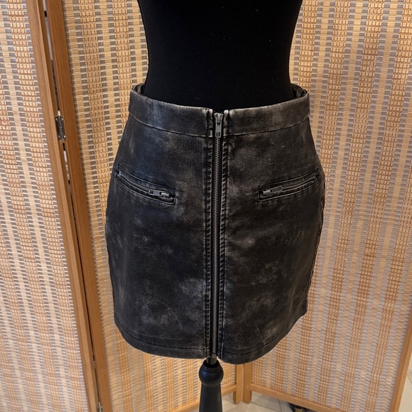 bohme Dresses & Skirts - Bohme Distressed Black Mini Skirt